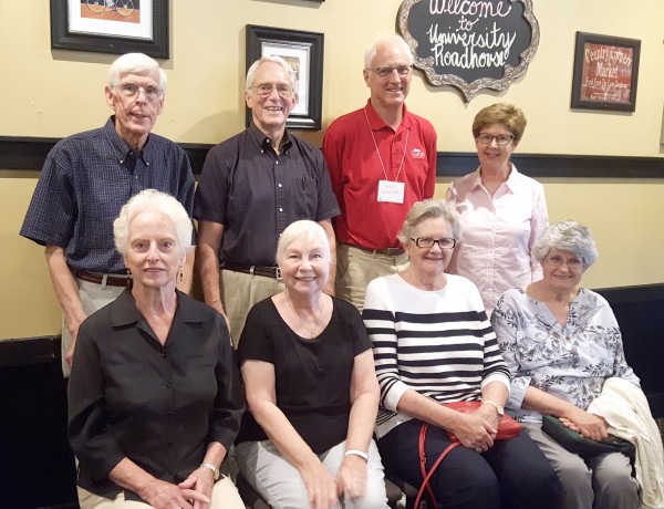 Emeritus Club Board 2016-2017 Pictured top row: George Macleod ’60, Bill Venema ’59, Steve Turner ’63, Connie (Forsyth) Micklin ’62 Bottom row: Mary (Murch) McLean ’61, Sally (Lange) Padley ’62, Kay (Machin) Howson ’62, Ilse Gebhard ’62. Not pictured: Charles Glatt ’62, Al Gemrich ’60.