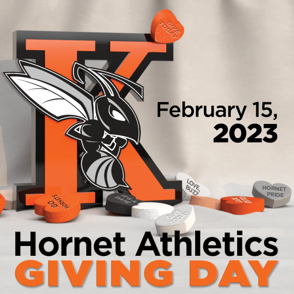 Hornet Athletics Giving Day. February 15, 2023