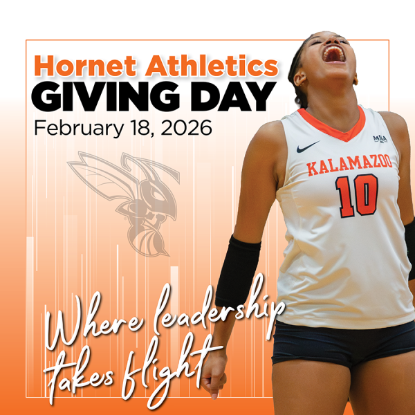 Hornet Athletics Giving Day, February 18, 2026, Where leadership takes flight, female student-athlete
