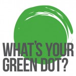 ot A poster for the Green Dot Campaign.