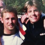 ohnAndAaron2 John Evans (left) and Aaron Thornburg during their Hornet soccer days