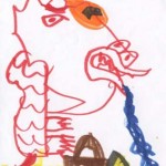 Children's Drawing Depicted in A Stories Story