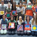 Students in the Young Adult Program present artwork at Kalamazoo College