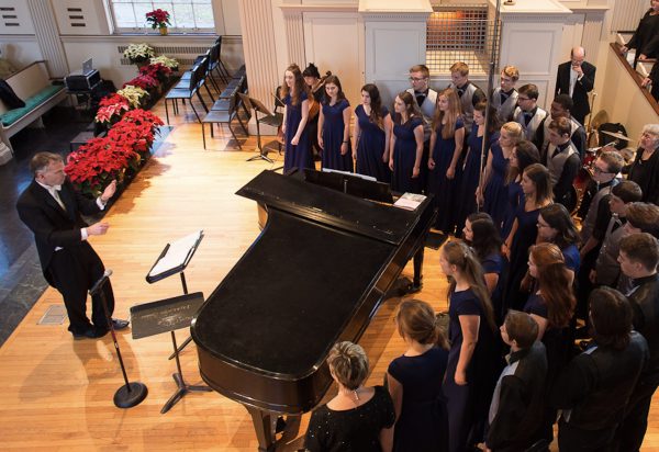 College Singers Rehearse Social Justice-Themed Concert