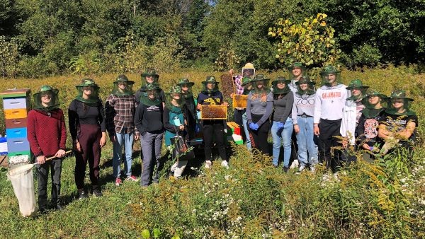 Biology Professor Ann Fraser's Entomology Class