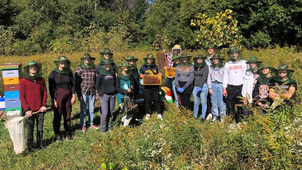 Biology Professor Ann Fraser's Entomology Class