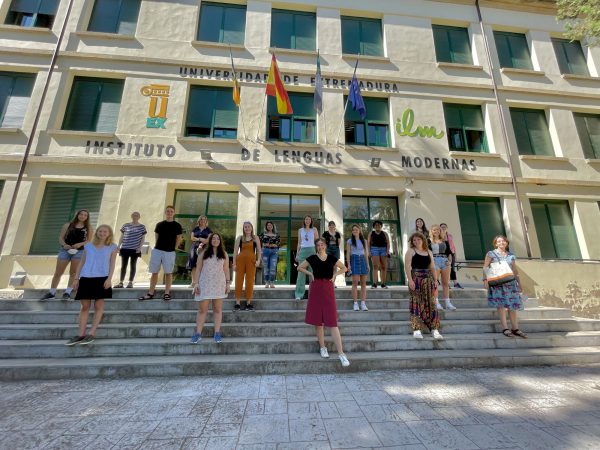 Kalamazoo College Students on Study Abroad at the Universidad de Extremadura in Caceras, Spain