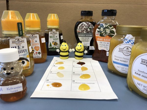 Types of honey surround a taste test