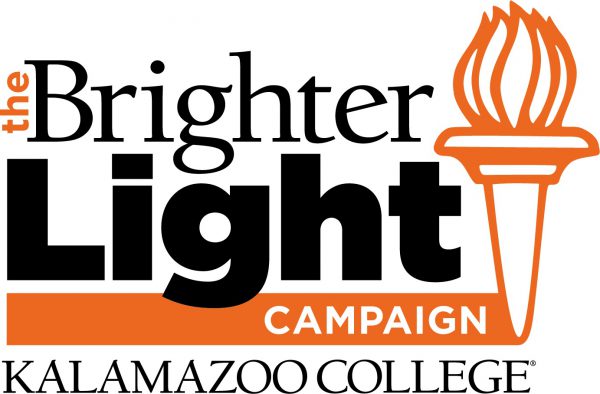 Image says The Brighter Light Campaign Kalamazoo College