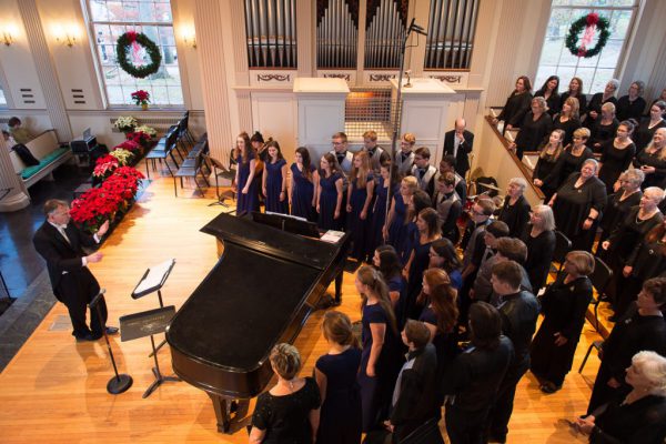 Stetson Chapel During a Bach Fest Holiday Season Concert