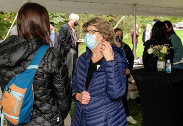 Alison Geist at Civic Engagement Anniversary Party