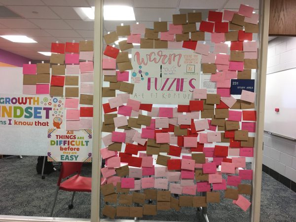 Warm and Fuzzy wall for random acts of kindness