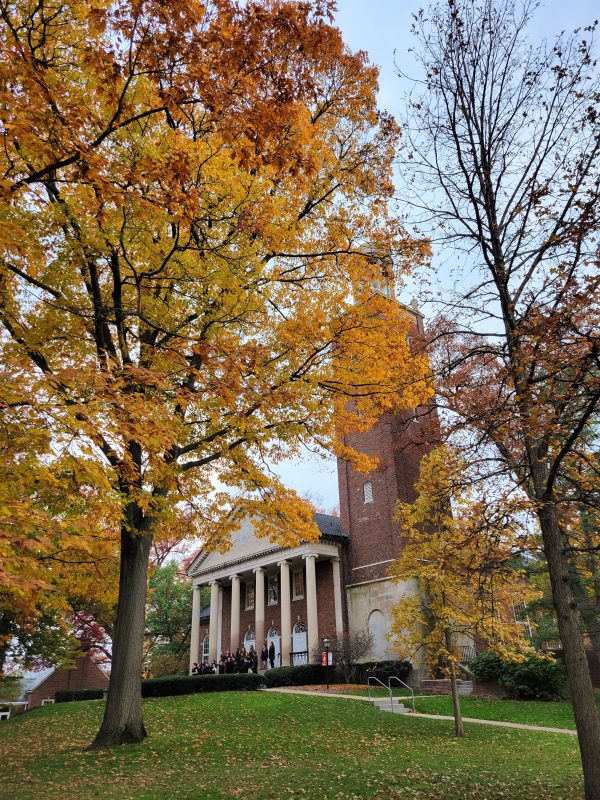 Stetson Chapel in Fall for Best Value Colleges