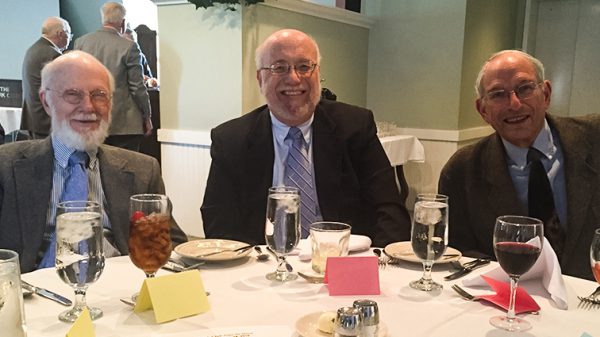 Emeriti History Professors John Wickstrom, David Barclay and David Strauss