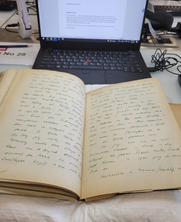 Holocaust Library Diary