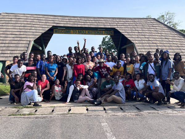 Group photo at Mole National Park