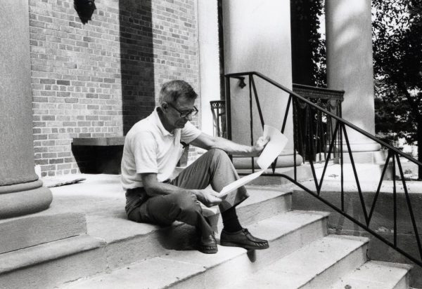 Jeff Smith on Chapel Steps