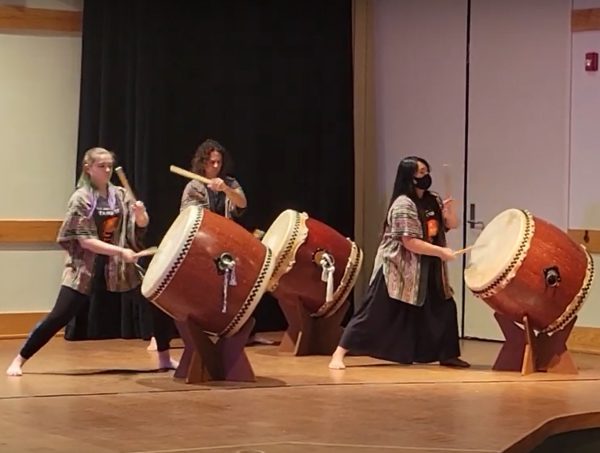 International Percussion Taiko Drummers perform