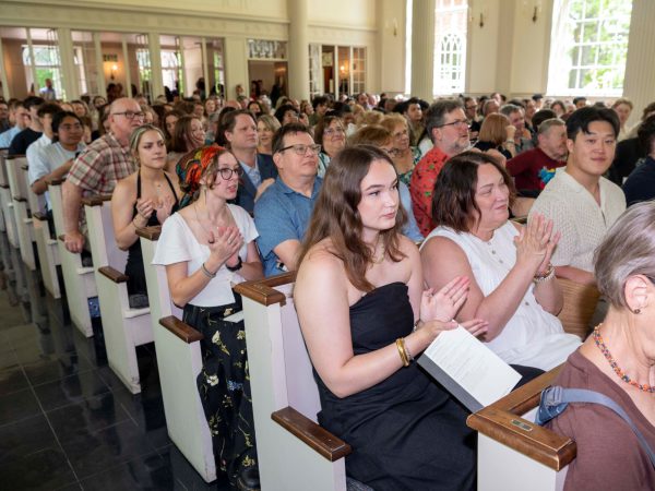 Crowd attending the Senior Awards