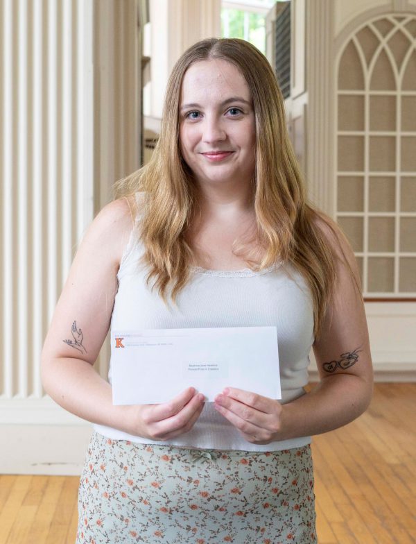 Student receives honor at Senior Awards
