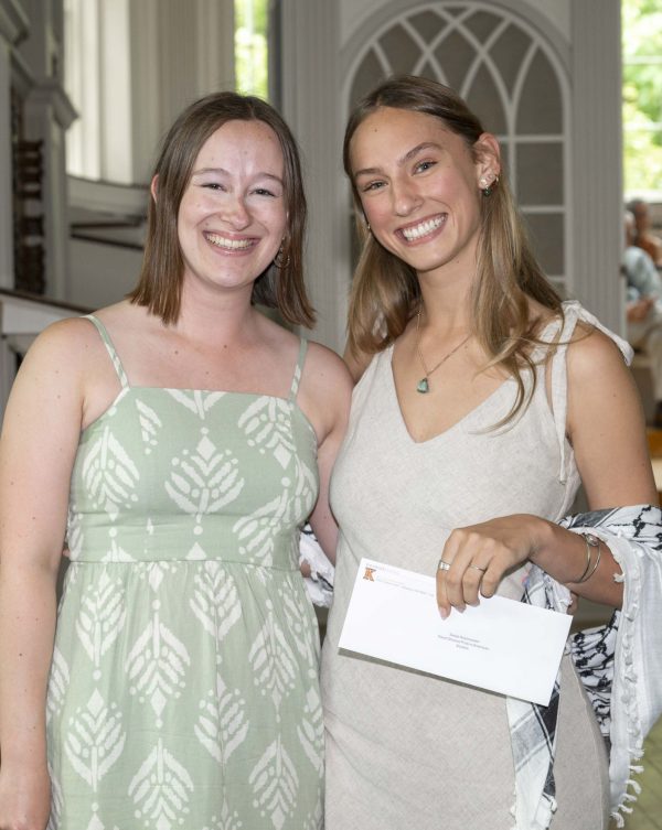 Two students receive Senior Awards