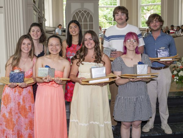 Eight students receive honors at the Senior Awards