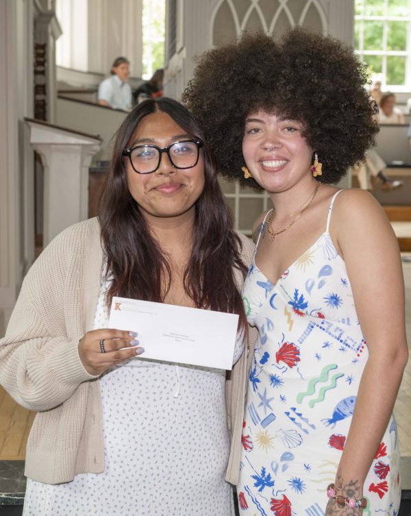 Two students receive honors at the Senior Awards