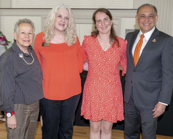 Four organizers at the Senior Awards