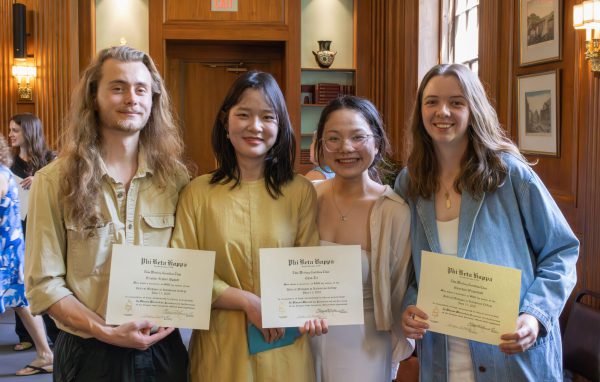 New Phi Beta Kappa members