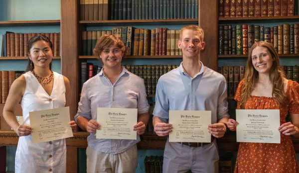 New Phi Beta Kappa members