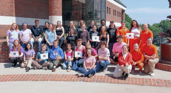 Summer research students and faculty from the Department of Chemistry and Biochemistry