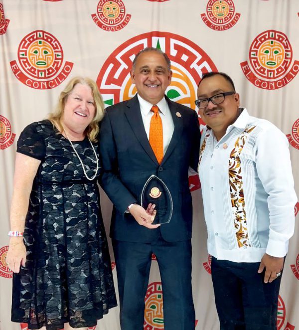 Suzie Gonzalez, President Jorge G. Gonzalez and El Concilio CEO Adrian Vazquez-Alatorre