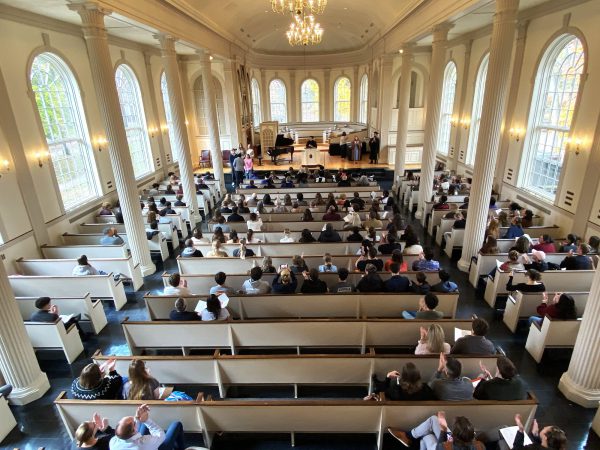 Parents, families, faculty, staff and students gather for Honors Day Convocation at Stetson Chapel