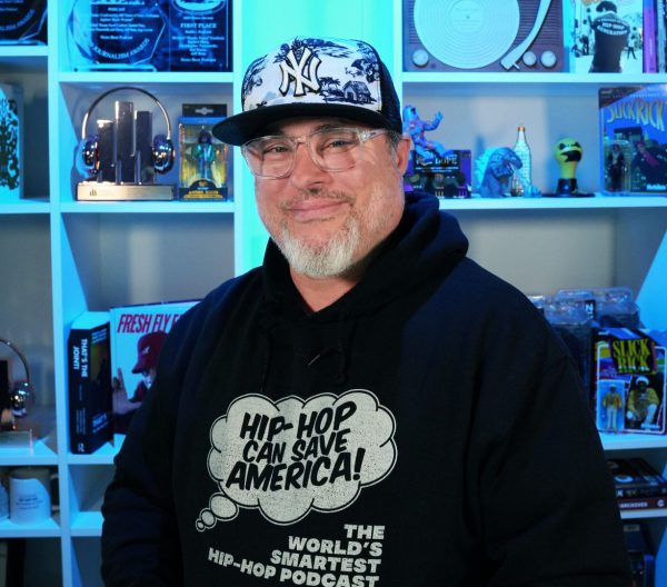 Black History Month speaker Michael "Manny Faces" Conforti