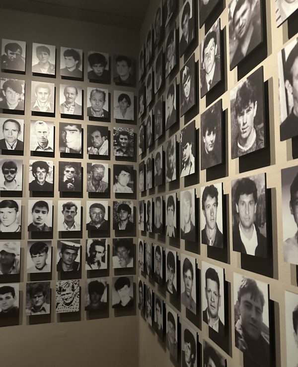 Bosnian War memorial images