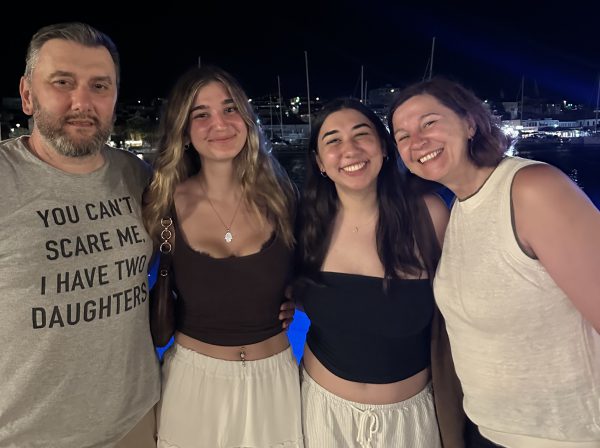 Bosnian War survivor with family