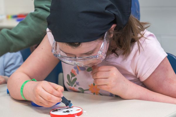 Sisters in Science experiment
