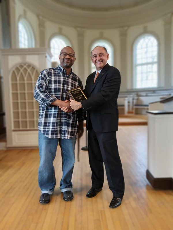 Dwight Williams and Jorge G. Gonzalez at Founders Day