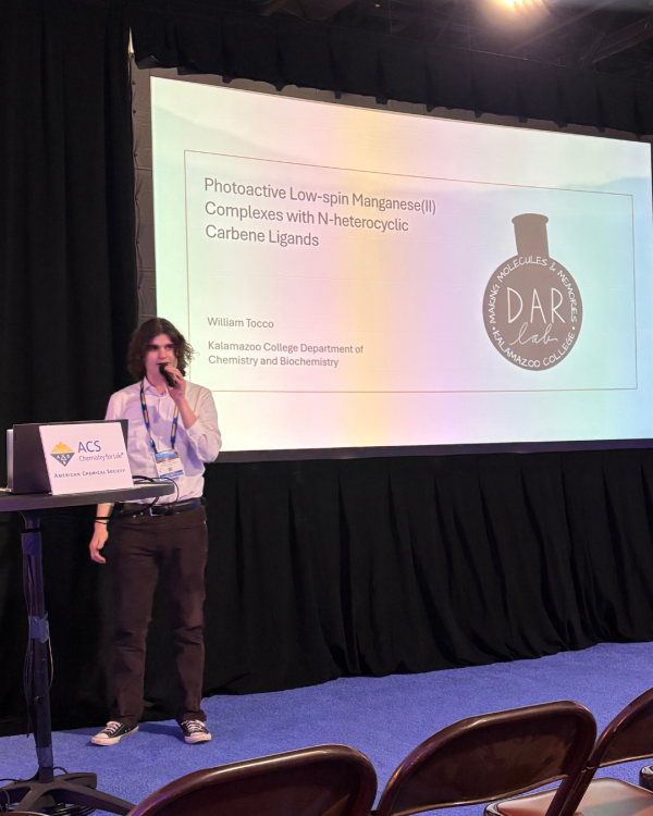 American Chemical Society Conference presenter Will Tocco