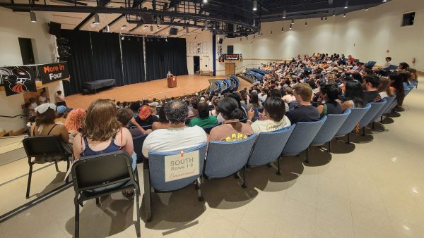Graduating seniors gathered at Light Fine Arts
