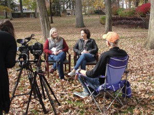 Jim Van Sweden '73 facilitating a story told during Homecoming