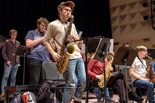 student band playing