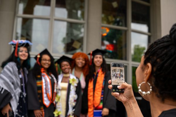 Four girls at commencement