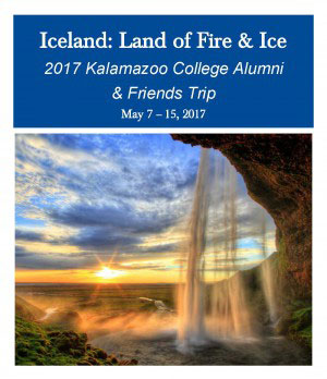 Iceland Alumni Trip Brochure Cover