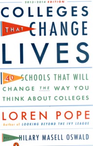 Colleges That Change Lives book cover