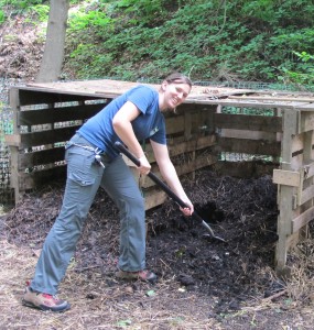 Compost Intern Samantha Jolly