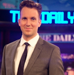 Kalamazoo College alumnus Jordan Klepper on the Daily Show