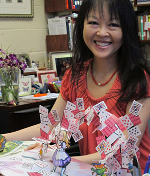 Kalamazoo College Psychology Professor Siu-Lan Tan in her office