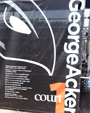 Center Court Dedicated to Kalamazoo College Legend