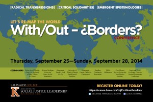 Advertisement for the 2014 Without Borders Conference